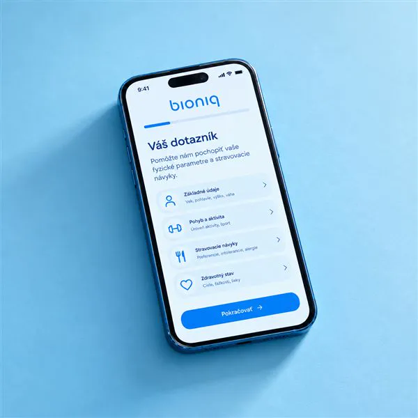 Mobil s dotazníkom Bioniq